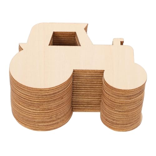 EXCEART Bastel-holzscheiben 40 Stück Unvollendete Holz-traktor-ausschnitte Heimdekoration Holzrohlinge EXCEART Bastel-holzscheiben 40 Stück Unvollendete Holz-traktor-ausschnitte Heimdekoration Holzrohlinge von EXCEART