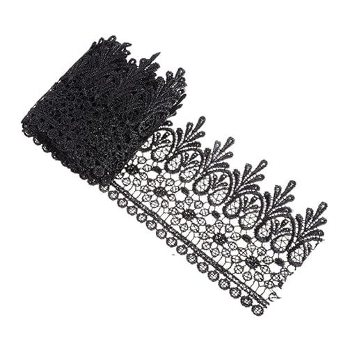 EXCEART DIY Spitze Trim Nähen Handwerk: Elastische Schwarze Spitze Trim für Sewing Floral Stretch Decor Braut Hochzeit Dekorationen Kleidung Zubehör EXCEART DIY Spitze Trim Nähen Handwerk: Elastische Schwarze Spitze Trim für Sewing Floral Stretch Decor Braut Hochzeit Dekorationen Kleidung Zubehör von EXCEART