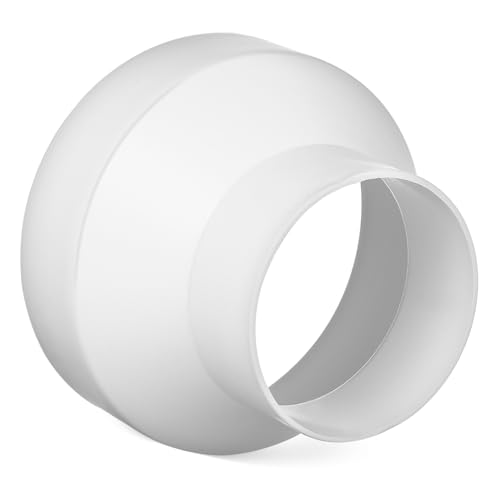 EXCEART Duct Adapter Stabilem Reduzierstück für Flexible Luftkanäle Installieren Optimiert Kompatibel mit Verschiedenen Lüftungssystemen von EXCEART