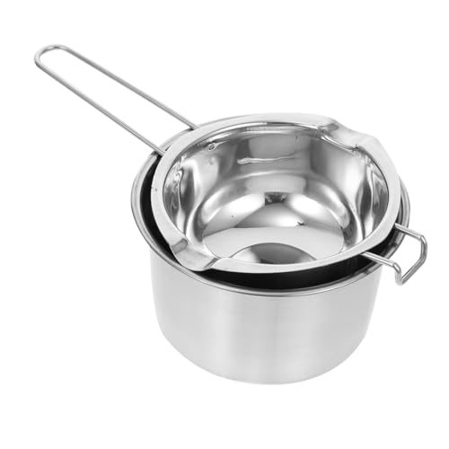 EXCEART Edelstahl Schmelztopf FüR Schokolade Kerzenwachs Und Butter Doppelter Wasserbad-Topf Mit Ergonomischem Griff 600ml Schmelzschale FüR KüChe Und Backen EXCEART Edelstahl Schmelztopf FüR Schokolade Kerzenwachs Und Butter Doppelter Wasserbad-Topf Mit Ergonomischem Griff 600ml Schmelzschale FüR KüChe Und Backen von EXCEART
