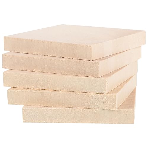 EXCEART Elegante Massivholz 5 Stück Getränke Wärme Holz Bastelblöcke EXCEART Elegante Massivholz 5 Stück Getränke Wärme Holz Bastelblöcke von EXCEART