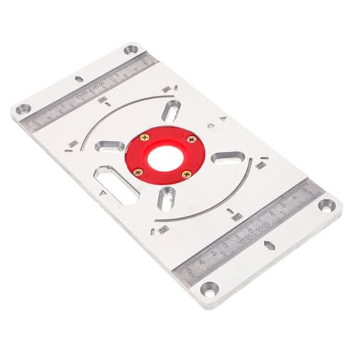 EXCEART Holzbearbeitungsmaschine Tragbarer Frästisch Einfügen Vorlage Für Router Trimmen Präzisions-frästisch-einlegeplatte Router-vorlagen Router Flipplatte Fräserplatte Plastik Silber EXCEART Holzbearbeitungsmaschine Tragbarer Frästisch Einfügen Vorlage Für Router Trimmen Präzisions-frästisch-einlegeplatte Router-vorlagen Router Flipplatte Fräserplatte Plastik Silber von EXCEART