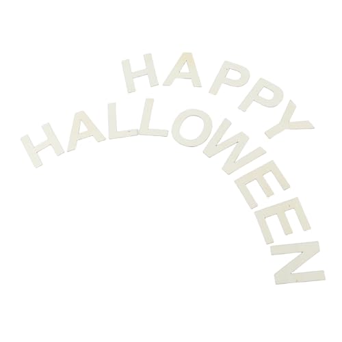 EXCEART Holzbuchstaben Halloween Dekoration Holzscheiben Natürliche Holzornamente Wiederverwendbare Happy Halloween Buchstabenset für Wand Tisch und Fotorequisiten Nachhaltige Festdeko EXCEART Holzbuchstaben Halloween Dekoration Holzscheiben Natürliche Holzornamente Wiederverwendbare Happy Halloween Buchstabenset für Wand Tisch und Fotorequisiten Nachhaltige Festdeko von EXCEART