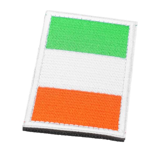 EXCEART Jackenflicken für Herren Irische Flagge Patch Flaggen Abzeichen Flaggen Sticker Irland Dekoration Irland Abzeichen Aufnäher für Hüte Irland-Patch Aufnäher für Schuluniformen Nylon von EXCEART