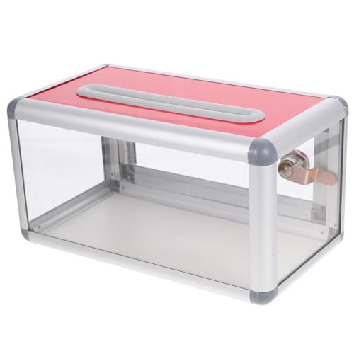 EXCEART Kasten Vorschlagsbox Mit Schloss Wohltätigkeitsbox Aus Acryl Spenden-tombola-box Fundraising-abstimmungsfall Kommentarfeld Zur Verriegelung Aluminiumlegierung Veranstalter Tragbar EXCEART Kasten Vorschlagsbox Mit Schloss Wohltätigkeitsbox Aus Acryl Spenden-tombola-box Fundraising-abstimmungsfall Kommentarfeld Zur Verriegelung Aluminiumlegierung Veranstalter Tragbar von EXCEART