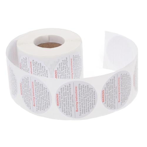EXCEART Kerzen-Warnaufkleber Kerzenwarnaufkleber Kerzensicherheitsaufkleber Etiketten zur Kerzenherstellung Kerzenwarnschilder für Gläser Aufkleber aus beschichtetem Papier Black EXCEART Kerzen-Warnaufkleber Kerzenwarnaufkleber Kerzensicherheitsaufkleber Etiketten zur Kerzenherstellung Kerzenwarnschilder für Gläser Aufkleber aus beschichtetem Papier Black von EXCEART