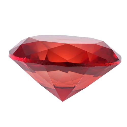 EXCEART Künstlicher Glasdiamant Dekoratives Ornament für Hochzeiten und Zuhause Roter für Romantische Anlässe Einrichtung für Feierlichkeiten und Besondere EXCEART Künstlicher Glasdiamant Dekoratives Ornament für Hochzeiten und Zuhause Roter für Romantische Anlässe Einrichtung für Feierlichkeiten und Besondere von EXCEART