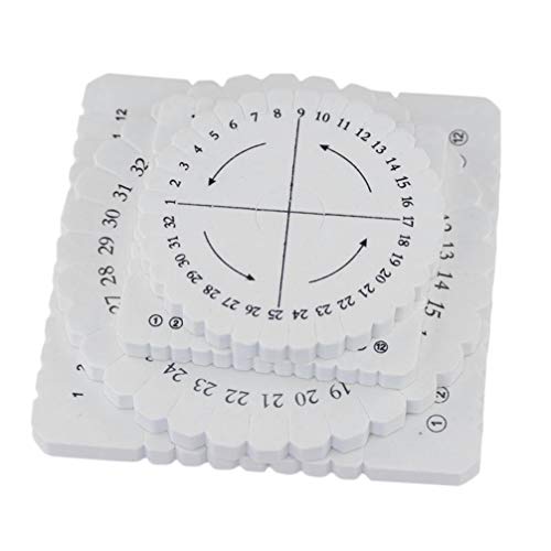 EXCEART Kumihimo Flechtscheibe 4 Stück Flechtscheibe Runde Quadratische Kumihimo Perlenschnur Scheibe Flecht Geflochtene Platte für DIY Feinfaden Draht Perlen Kumihimo Zubehör EXCEART Kumihimo Flechtscheibe 4 Stück Flechtscheibe Runde Quadratische Kumihimo Perlenschnur Scheibe Flecht Geflochtene Platte für DIY Feinfaden Draht Perlen Kumihimo Zubehör von EXCEART