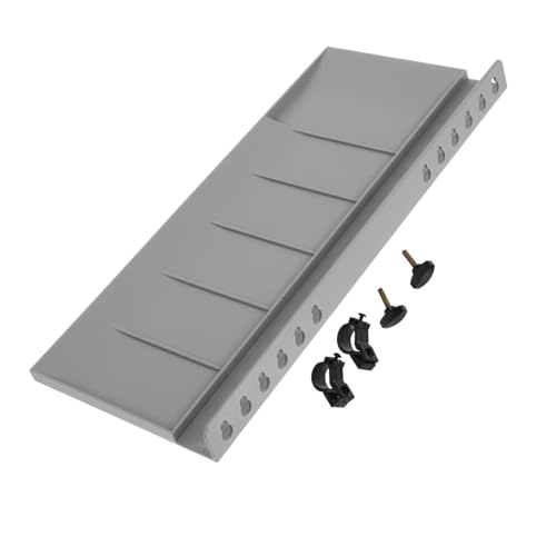 EXCEART Kunststocktablett Mehrzweckplatten Tabletts Für Staffelei Farbwanne Aus Kunststoff Ersatz-staffelei-tablett Staffelei-serviertablett Farbwannen Plastik Grey von EXCEART