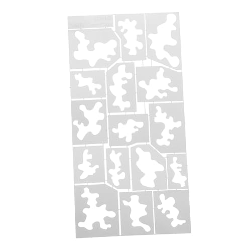 EXCEART Malvorlage für Präzise Tarnanstriche Wiederverwendbare Schablonen für Modellbau Scrapbooking und Bastelprojekte EXCEART Malvorlage für Präzise Tarnanstriche Wiederverwendbare Schablonen für Modellbau Scrapbooking und Bastelprojekte von EXCEART