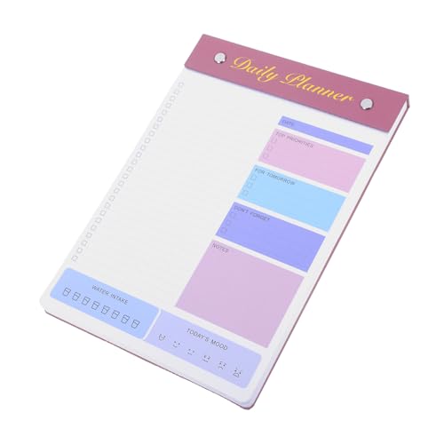 EXCEART Minimalistischer Tagesplaner Notizblock Groß Abreißbares Notizbuch mit Großem Schreibbereich Praktischer To Do Listen Block für Lehrer Studenten und Büro Tägliche EXCEART Minimalistischer Tagesplaner Notizblock Groß Abreißbares Notizbuch mit Großem Schreibbereich Praktischer To Do Listen Block für Lehrer Studenten und Büro Tägliche von EXCEART