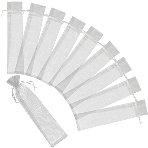 EXCEART Organza Storage Bag 20pcs Fan Storage Pouches Craft Wrapping Bags White Drawstring present Case, 10.43 x 2.36 Inch EXCEART Organza Storage Bag 20pcs Fan Storage Pouches Craft Wrapping Bags White Drawstring present Case, 10.43 x 2.36 Inch von EXCEART