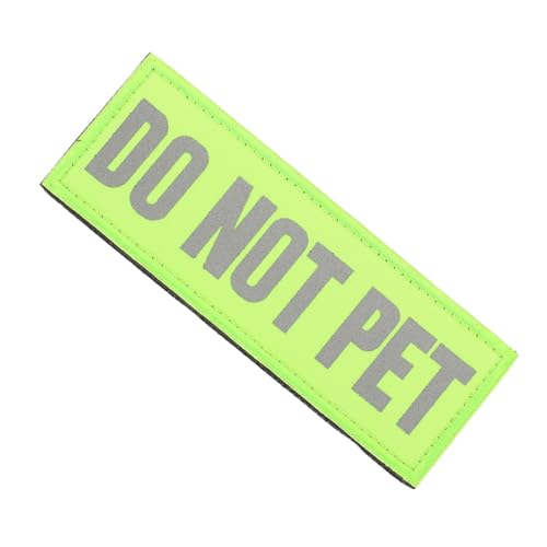 EXCEART Patches für Hundegeschirre Hundeweste Zubehör Professionelles Hundezubehör Diensthunde-Aufnäher für das Geschirr Aufnäher für Diensttiergeschirre Diensthundepatch Nylon Light Green EXCEART Patches für Hundegeschirre Hundeweste Zubehör Professionelles Hundezubehör Diensthunde-Aufnäher für das Geschirr Aufnäher für Diensttiergeschirre Diensthundepatch Nylon Light Green von EXCEART
