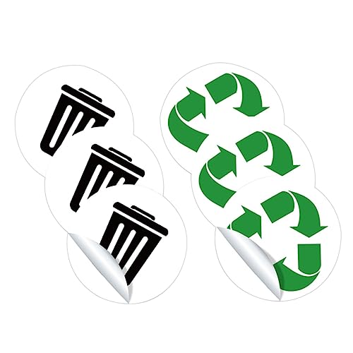 EXCEART Recycling-aufkleber Für Mülltonnen Und Selbstklebende Mülltonnenetiketten 6 Aufkleber/set EXCEART Recycling-aufkleber Für Mülltonnen Und Selbstklebende Mülltonnenetiketten 6 Aufkleber/set von EXCEART