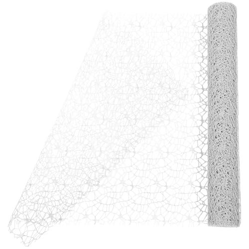 EXCEART Rolle Gaze-Wickelrolle, Kränze, Ornamentband, Bastelband, DIY, Gaze, Netz, Charm, breites Band, Basteln, Jacquard-Netzspule, Verpackung, Jacquard-Rolle, DIY, hängende Gaze-Schnur EXCEART Rolle Gaze-Wickelrolle, Kränze, Ornamentband, Bastelband, DIY, Gaze, Netz, Charm, breites Band, Basteln, Jacquard-Netzspule, Verpackung, Jacquard-Rolle, DIY, hängende Gaze-Schnur von EXCEART