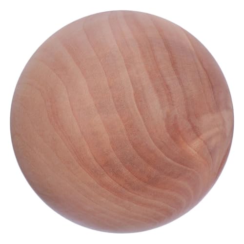 EXCEART Runde Holzperlen Aus Massivem Holz Für Diy-projekte Unbehandelte Holzkugeln Für Bastelarbeiten Und Kreative Dekorationen von EXCEART