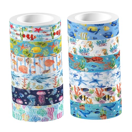 EXCEART Satz Washi-tape-aufkleber Journaling Lieferungen Blau Zeitschriftenaufkleber Erwachsene Aufkleber-scrapbooking Szene Bausätze Aufkleber Für Scrapbooking Band EXCEART Satz Washi-tape-aufkleber Journaling Lieferungen Blau Zeitschriftenaufkleber Erwachsene Aufkleber-scrapbooking Szene Bausätze Aufkleber Für Scrapbooking Band von EXCEART