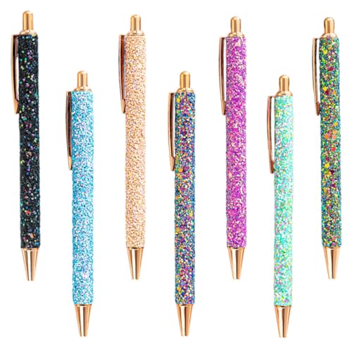 EXCEART Schickes Ästhetisches Stifte-set 7-teilig Metall-glitzer-kugelschreiber Für Den Täglichen Gebrauch Im Büro Und in Der Schule EXCEART Schickes Ästhetisches Stifte-set 7-teilig Metall-glitzer-kugelschreiber Für Den Täglichen Gebrauch Im Büro Und in Der Schule von EXCEART