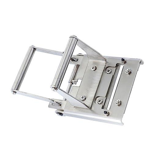 EXCEART Schneid- und Trimmmaschine Trimmer Kantenschneider Furnier Cutter trimmen Bandschneidemaschine aus Edelstahl Endschneider aus Metall Rostfreier Stahl Silver EXCEART Schneid- und Trimmmaschine Trimmer Kantenschneider Furnier Cutter trimmen Bandschneidemaschine aus Edelstahl Endschneider aus Metall Rostfreier Stahl Silver von EXCEART