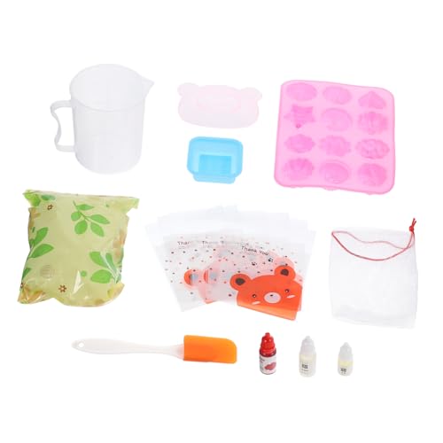 EXCEART Seifenherstellungs-Kit DIY Seifenzubehör Silikonseifenformen mit Schaber Pigmentschale ätherisches Öl Epoxidharz Zubehör für Anfänger Kinder Erwachsene von EXCEART
