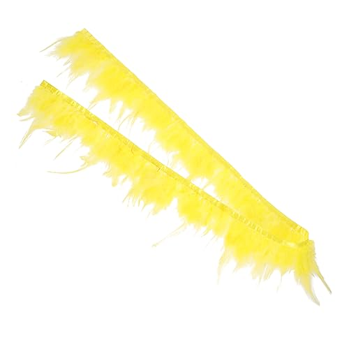 EXCEART Sewing Plume Trim Bunte Federborte Für Diy-kleidung Und Dekoration Spitzenstofffransen Geeignet Für Kostüme Accessoires Und Blumenarrangements von EXCEART