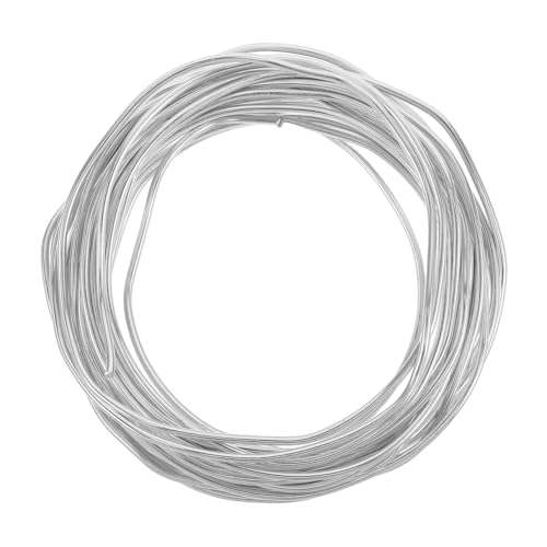 EXCEART Silberner Aluminiumdraht Zum Basteln: 10 M Biegbarer Draht Zum Modellieren Für Diy-bastelarbeiten, Schmuckherstellung Und Gartenprojekte, Basteln Von Blumenkränzen, Verpacken Von von EXCEART
