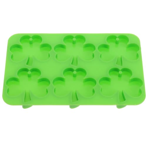 EXCEART Silikonform für Kleeblatt-Ohrringe, St. Patrick's Day, Charm-Form mit Loch, vierblättriges Kleeblatt-Design, Harz-Form, DIY-Schmuck, Epoxid-Gießharz, Grün EXCEART Silikonform für Kleeblatt-Ohrringe, St. Patrick's Day, Charm-Form mit Loch, vierblättriges Kleeblatt-Design, Harz-Form, DIY-Schmuck, Epoxid-Gießharz, Grün von EXCEART