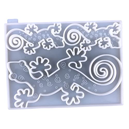EXCEART Silikonform für Tieranhänger Gecko und Seepferdchen, DIY Form für Wanddekoration Basteln mit Epoxidharz und Gießmaterialien EXCEART Silikonform für Tieranhänger Gecko und Seepferdchen, DIY Form für Wanddekoration Basteln mit Epoxidharz und Gießmaterialien von EXCEART