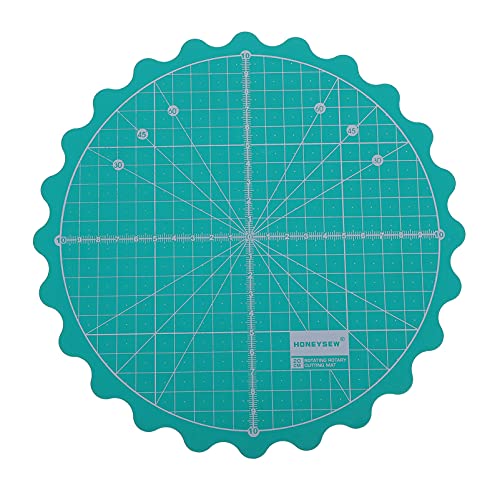 EXCEART Stoff-Drehmatte, selbstheilend, Schneidematte, rund, rotierend, Drehteller, grün, Gitterschnitt, matt zum Nähen, Quilten, Scrapbooking, DIY, grünes Gitter, rotierendes Schneidebrett EXCEART Stoff-Drehmatte, selbstheilend, Schneidematte, rund, rotierend, Drehteller, grün, Gitterschnitt, matt zum Nähen, Quilten, Scrapbooking, DIY, grünes Gitter, rotierendes Schneidebrett von EXCEART
