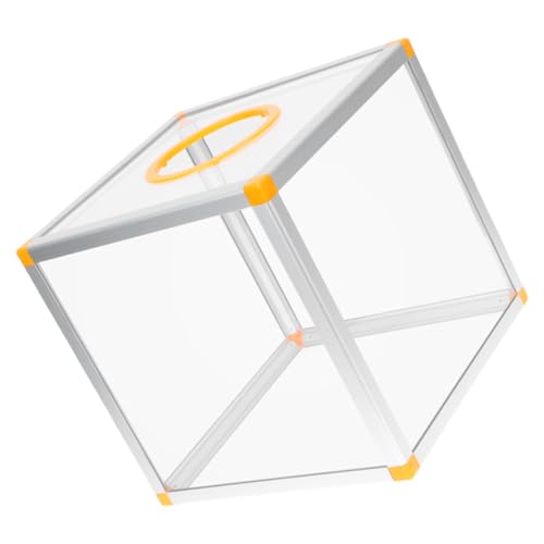 EXCEART Transparente Abstimmungsbox aus Langlebigem Aluminium PVC Vielseitige Spenden und Vorschlagsbox mit Großem Fassungsvermögen für Partys Spiele und Veranstaltungen von EXCEART