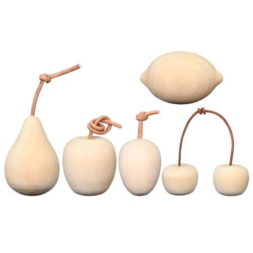 EXCEART Unvollendete Obstmodelle Aus Holz 5-teiliges Bastelset Für Jungen Und Mädchen Erwachsene Mal- Und Zeichendekor EXCEART Unvollendete Obstmodelle Aus Holz 5-teiliges Bastelset Für Jungen Und Mädchen Erwachsene Mal- Und Zeichendekor von EXCEART