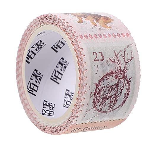 EXCEART Washi Tape Briefmarken Aufkleber Wald Stil Retro Papier Bänder DIY Handwerk Dekoratives Klebeband Geschenkverpackung Bilderrahmen Scrapbook Tagebuch Notizbuch Dekoration EXCEART Washi Tape Briefmarken Aufkleber Wald Stil Retro Papier Bänder DIY Handwerk Dekoratives Klebeband Geschenkverpackung Bilderrahmen Scrapbook Tagebuch Notizbuch Dekoration von EXCEART