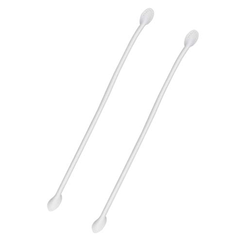Exceart 1 Paar Leder-Handtaschen-Griffe, Ersatz-Schulterriemen für Handtaschen, Handtaschen, 50 cm, helles Kaffeebraun, Leder, weiß, 50x2x1.5cm von EXCEART