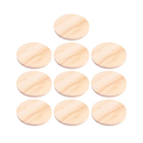 Exceart 10 Stücke Runde Holzscheiben Unvollendet Poliert Kiefernholz 10X1 cm Dekoration Foto Requisiten DIY Basteln Malerei für Kinder Kinder Exceart 10 Stücke Runde Holzscheiben Unvollendet Poliert Kiefernholz 10X1 cm Dekoration Foto Requisiten DIY Basteln Malerei für Kinder Kinder von EXCEART
