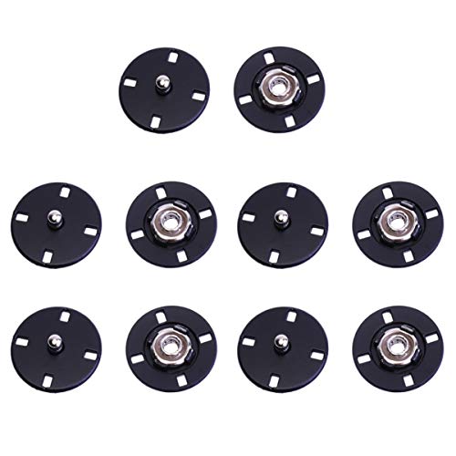 Exceart 10stücke Teiliges Schwarze Alloy Knöpfe Für Kleidung Flache Metall-nähknöpfe Für Jacken Mäntel Und Kostüme Modisch Und Langlebig Exceart 10stücke Teiliges Schwarze Alloy Knöpfe Für Kleidung Flache Metall-nähknöpfe Für Jacken Mäntel Und Kostüme Modisch Und Langlebig von EXCEART