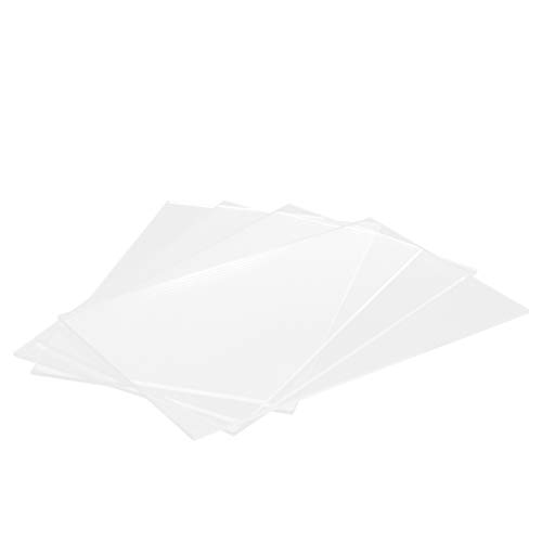 Exceart 4 Stück transparente Acryl-Schneidepads Standard Stanzplatten Kunststoff Schneidematten zum Prägen Basteln von EXCEART