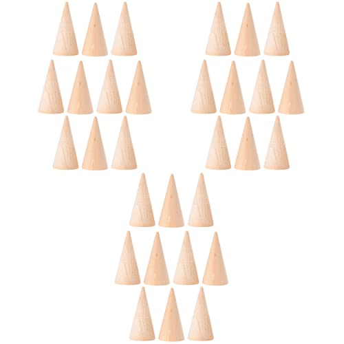 Holzkegel Ringkegel Ringständer DIY Basteln: Höhe 5 cm Basteln Rohlinge 30 Stück Mini Weihnachtsbaum Modellierung Handwerk Schulprojekte Weihnachten Party Dekoration Holzkegel Ringkegel Ringständer DIY Basteln: Höhe 5 cm Basteln Rohlinge 30 Stück Mini Weihnachtsbaum Modellierung Handwerk Schulprojekte Weihnachten Party Dekoration von EXCEART