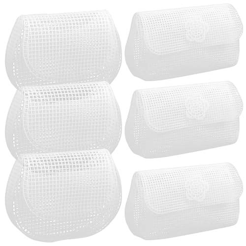 Kunststoff-Mesh- Blätter 6 Stück Kreuzstich Aida Garn Handwerk Mesh Bildschirm für DIY Handtasche Zubehör Kunststoff-Mesh- Blätter 6 Stück Kreuzstich Aida Garn Handwerk Mesh Bildschirm für DIY Handtasche Zubehör von EXCEART