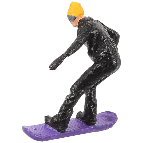 Skifahrer-Figur Ski-Urlaubs-Ornament Cupcake-Pick Miniatur-Ski-Puppen-Ornament Skifahrer -Modell Mikro-Landschaftsbau-Dekoration Schwarz Skifahrer-Figur Ski-Urlaubs-Ornament Cupcake-Pick Miniatur-Ski-Puppen-Ornament Skifahrer -Modell Mikro-Landschaftsbau-Dekoration Schwarz von EXCEART