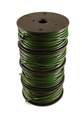 Hohlschnur 4X 25m = 100m lang Ø 3 mm Bindeband Grün Binde-Schnur für Sträucher Bäume als Kunststoffschnur elastisches Bindematerial zur Befestigung von Pflanzen an Rank-Gittern oder Stäben von EXCOLO