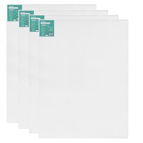 EXERZ 70x80cm Keilrahmen 4 Stück, Leinwand Gerahmte Kunstleinwände 1.7cm dick/ 280GSM, 100% Baumwolle, Dreifach grundiert, Ohne Säure, Mittelkörnig EXERZ 70x80cm Keilrahmen 4 Stück, Leinwand Gerahmte Kunstleinwände 1.7cm dick/ 280GSM, 100% Baumwolle, Dreifach grundiert, Ohne Säure, Mittelkörnig von EXERZ
