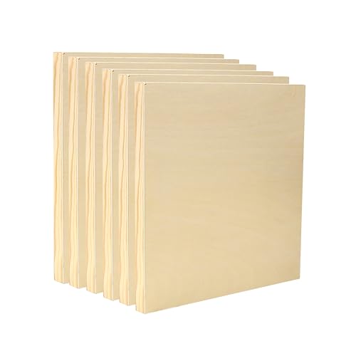 EXERZ Maltafeln aus Holz, 15,2 x 15,2 cm, 6 Stück, quadratische Holzplatten für Acryl-, Öl- und Mischmedia-Malerei, glatte Bastelbretter für Künstler, Kinder und DIY-Projekte EXERZ Maltafeln aus Holz, 15,2 x 15,2 cm, 6 Stück, quadratische Holzplatten für Acryl-, Öl- und Mischmedia-Malerei, glatte Bastelbretter für Künstler, Kinder und DIY-Projekte von EXERZ