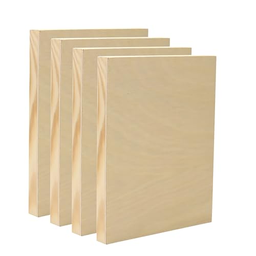 EXERZ Maltafeln aus Holz, 20,2 x 25,4 cm, rechteckige Holzplatten für Acryl-, Öl- und Mischmedia-Malerei, glatte Basteltafeln für Künstler, Kinder und DIY-Projekte EXERZ Maltafeln aus Holz, 20,2 x 25,4 cm, rechteckige Holzplatten für Acryl-, Öl- und Mischmedia-Malerei, glatte Basteltafeln für Künstler, Kinder und DIY-Projekte von EXERZ