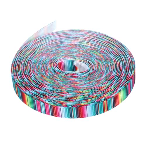 EXHUMKY 1 Rolle Geschenkverpackung Diy-bastelbänder Gegenwärtig Dünn Mexikanisches Band Grünes Band Wickeln Geschenkband Für Rustikal Handwerk Empfindlich Polyester von EXHUMKY