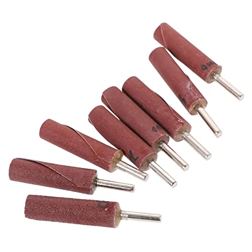EXHUMKY 1 Satz Sanding Drum Teiliges Schleifaufsatz mit Schaft Verschiedene Körnungen für Präzisionsarbeiten für Schmuck und Handgefertigte Produkte von EXHUMKY