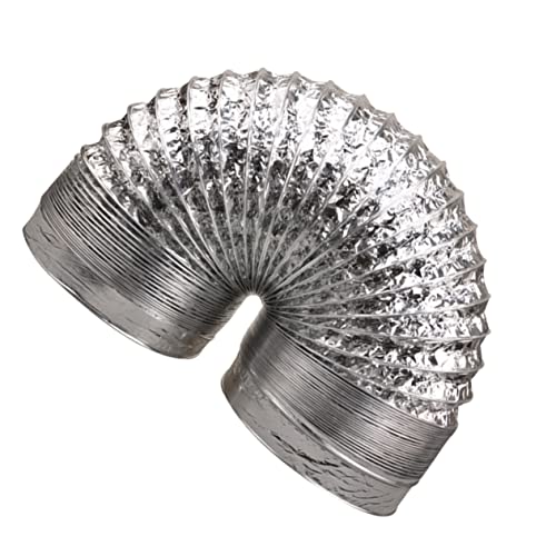 EXHUMKY 1 Stück Aluminiumfolie Luftkanal Schlauchleitung Abluftventilator Extra Langer Klimaanlagenschlauch Verkaufsstellen Lüftungshauben Biegen Drinnen Entlüften Silver EXHUMKY 1 Stück Aluminiumfolie Luftkanal Schlauchleitung Abluftventilator Extra Langer Klimaanlagenschlauch Verkaufsstellen Lüftungshauben Biegen Drinnen Entlüften Silver von EXHUMKY
