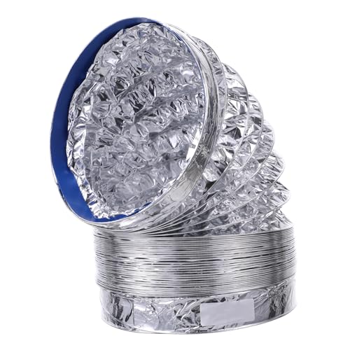 EXHUMKY 1 Stück Hochtemperaturfestes Luftrohr Alu-Rohrleitung Lüftungskanal aus Aluminium Auspuff -Entlüftungsschlauch Kanalentlüftung Hitze Abgasschlauch Luftkanal Silver EXHUMKY 1 Stück Hochtemperaturfestes Luftrohr Alu-Rohrleitung Lüftungskanal aus Aluminium Auspuff -Entlüftungsschlauch Kanalentlüftung Hitze Abgasschlauch Luftkanal Silver von EXHUMKY