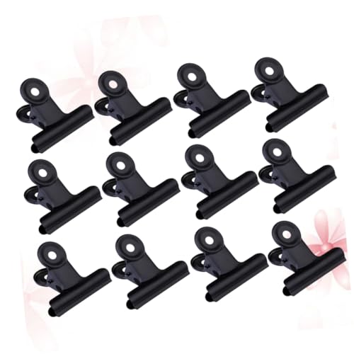 EXHUMKY 10 Stück Teiliges Metall Note Clips Schwarz Starke Klemmen mit Löchern zum Aufhängen Praktische Büroklammern für Restaurant Büro und Zuhause zum Organisieren und Befestigen von EXHUMKY 10 Stück Teiliges Metall Note Clips Schwarz Starke Klemmen mit Löchern zum Aufhängen Praktische Büroklammern für Restaurant Büro und Zuhause zum Organisieren und Befestigen von von EXHUMKY