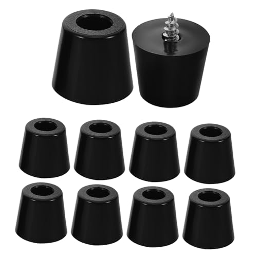 EXHUMKY 10 Stück Verdickte Gummifußpolster Möbelauflagen Bodenschutz für Möbelbeine Stuhlpolster für Beine Möbel Füße Beinpolster Anti-Rutsch-Möbelpolster Metall Black EXHUMKY 10 Stück Verdickte Gummifußpolster Möbelauflagen Bodenschutz für Möbelbeine Stuhlpolster für Beine Möbel Füße Beinpolster Anti-Rutsch-Möbelpolster Metall Black von EXHUMKY
