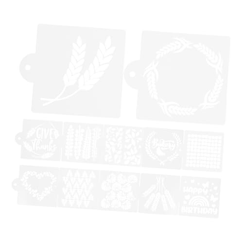 EXHUMKY 12 Stück Brotmehl Vorlage Handwerkliche Brotwerkzeuge Backzubehör Schablonen Für Kuchen Stauffers Kekse Kekse Royal Icing Kekszubehör Brotbäcker Das Haustier Weiß EXHUMKY 12 Stück Brotmehl Vorlage Handwerkliche Brotwerkzeuge Backzubehör Schablonen Für Kuchen Stauffers Kekse Kekse Royal Icing Kekszubehör Brotbäcker Das Haustier Weiß von EXHUMKY